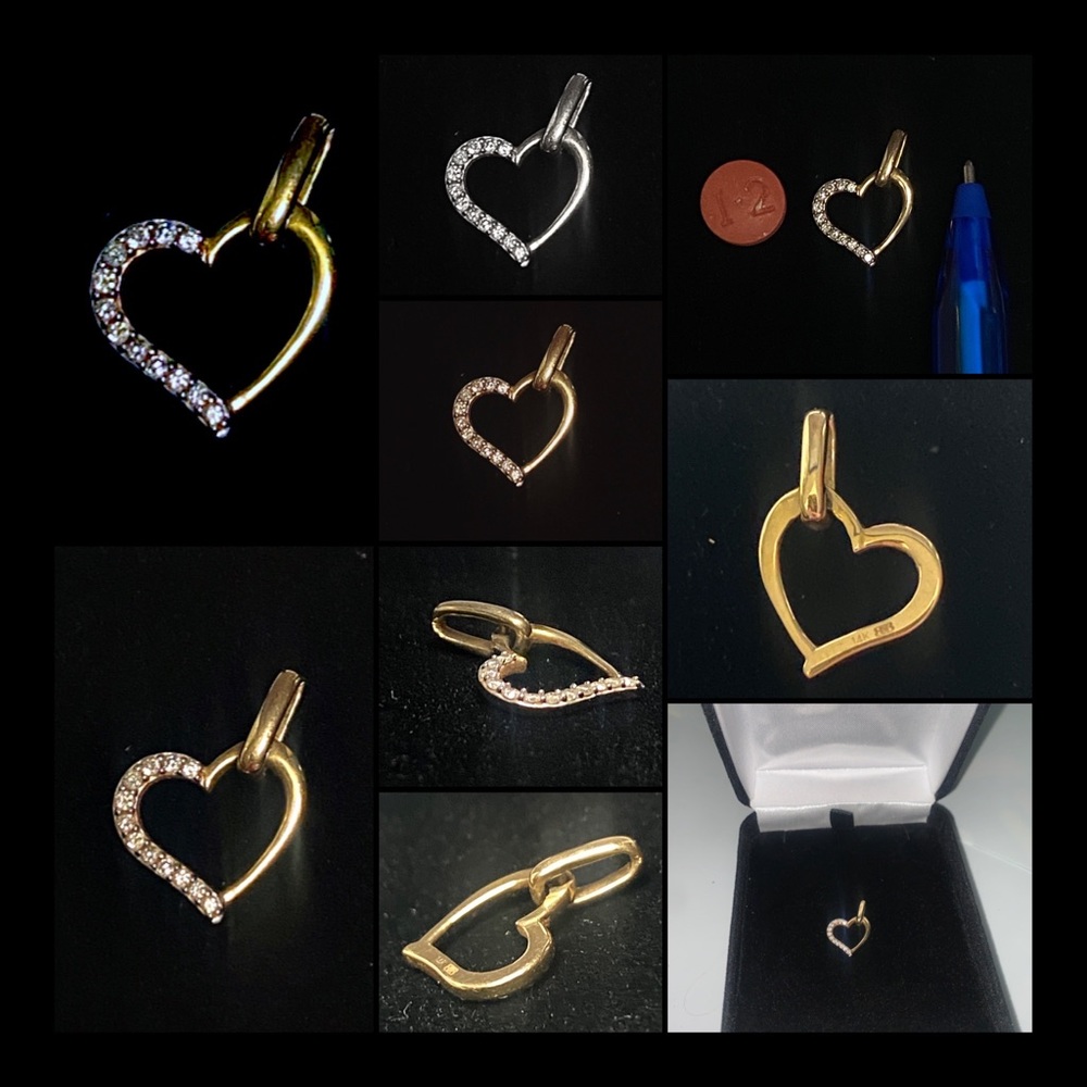 14k Gold / imprint has backwards BB 
-original price was 250.00